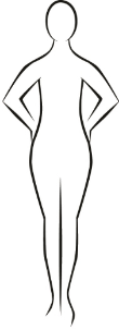Pear-shaped body